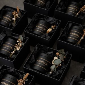 Fosmetic Scented Thyme & Cedarwood Candle Personalized