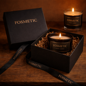 Fosmetic Scented Lemon & Tonka Candle Personalized